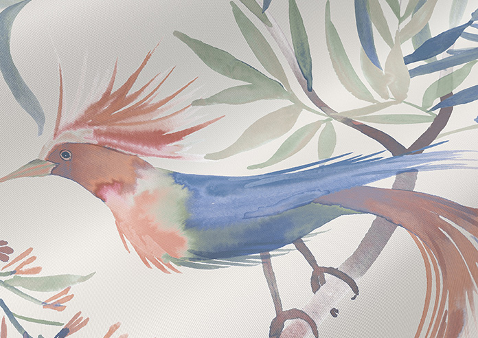 Birds of Paradise, Cream - Twist&Fit Roller Blind - Image 4